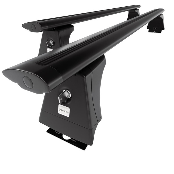 Aluminium-Dachträger für Iveco Daily III, IV, V, VI (2000-....) - schwarz Dachträger Dachgepäckträger - Montagepunkte