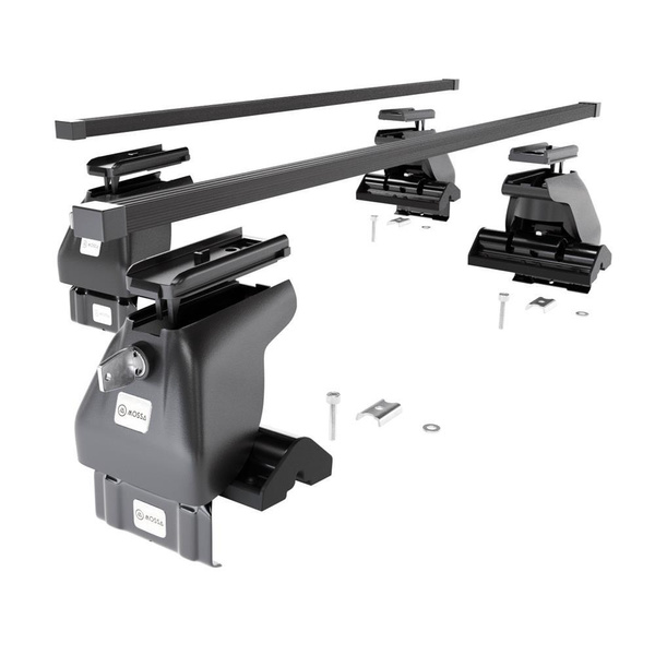 Stahl-Dachträger für Ford Focus mk I (1998-2004) - schwarz Dachträger Dachgepäckträger - ohne Montagelemente