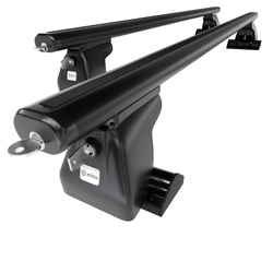 Aluminium-Dachträger für Volkswagen Caravelle T5 (2010-2015) - schwarz Dachträger Dachgepäckträger - T-profil