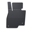 Gummifußmatten Auto für Mazda 3 III Hatchback, Limousine (2013-2018) - Gummimatten Gummi Fußmatten - schwarz - 4 Stk.