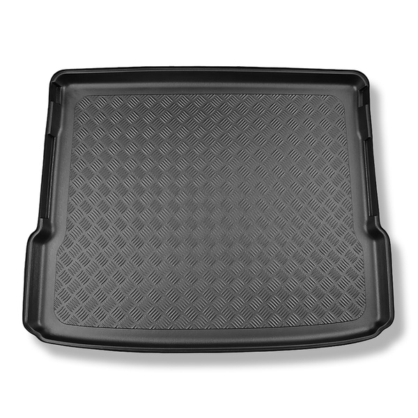 Kofferraumwanne für Mercedes-Benz EQB X243 SUV (12.2021-....) - Kofferraummatte rutschfest Schutzmatte - 5 Sitze; erhöhte Ladefläche; Varioboden im hoechsten Ebene; 7 Sizte - 3. Reihe umgelegt
