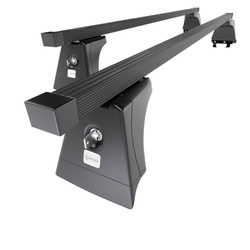 Stahl-Dachträger für Chevrolet Orlando (2011-2018) - schwarz Dachträger Dachgepäckträger - Montagepunkte