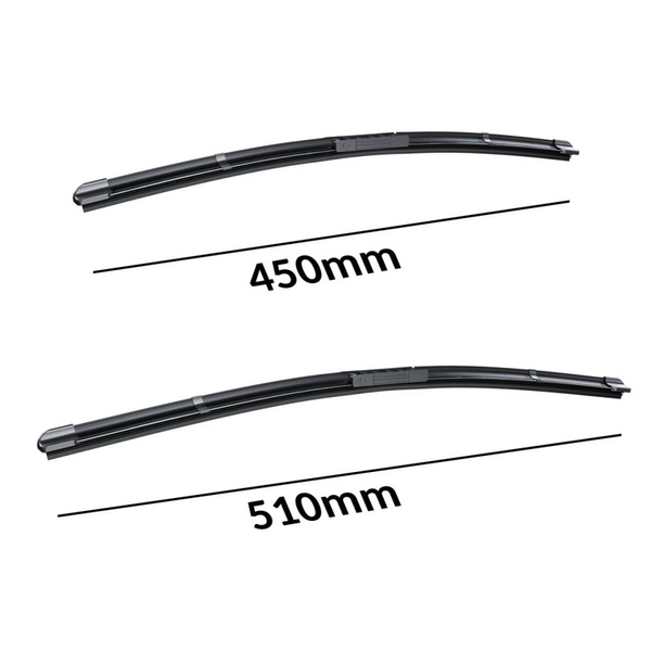 Vordere Scheibenwischer für Suzuki Wagon R+ I, II MPV (10.1995-08.2008) - Wischerblätter Flach