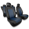 Universal Sitzbezüge Auto für Peugeot 308 I, II, III (2007-....) - Autositzbezüge Schonbezüge für Autositze - CM-BL