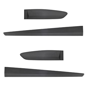 Schwarze Auto Seitenschutzleisten Hyundai i10 Hatchback (2013-2016)