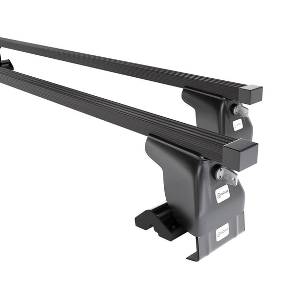 Stahl-Dachträger für Hyundai Accent mk II (2003-2005) - schwarz Dachträger Dachgepäckträger - ohne Montagelemente