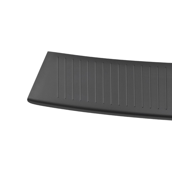 Schwarzer Ladekantenschutz für die hintere Stoßstange Volkswagen Transporter T6 Van (2015-....) - (kürzer und langer Radstand; mit Heckklappe)