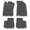 Gummifußmatten Auto für Fiat Tipo Limousine (2016-....) - Gummimatten Gummi Fußmatten - schwarz - 4 Stk.