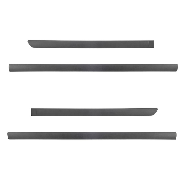 Schwarze Auto Seitenschutzleisten Seat Toledo Liftback (2012-....)