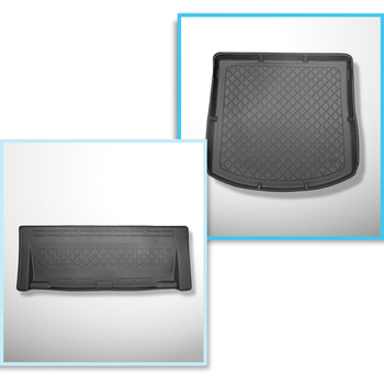 Set Kofferraumschale und angepasste Autoteppiche TPE für: Volkswagen Touran I 1T