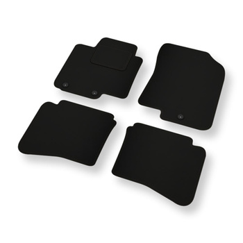 Fußmatten Auto für Hyundai i20 II Hatchback, Active, Coupé (2014-2020) - schwarz