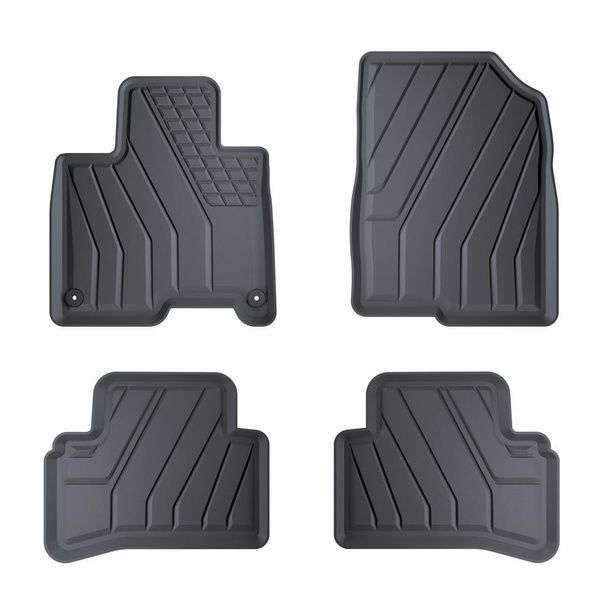 TPE Fußmatten Auto für Kia Sportage V SUV (2021-....) - schwarz Automatten Autoteppiche - auch für Mild Hybrid; nicht fuer HEV Hybrid und Plug-in Hybrid