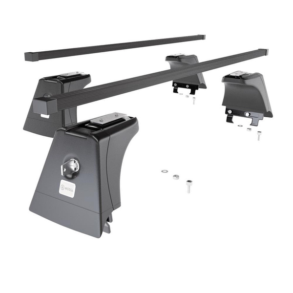 Stahl-Dachträger für Skoda Octavia mk I (2001-2004) - schwarz Dachträger Dachgepäckträger - Montagepunkte
