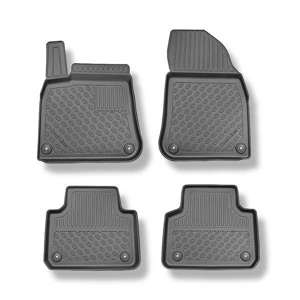 TPE Fußmatten Auto für Volkswagen Touareg III SUV (2023-....) - schwarz Automatten Autoteppiche