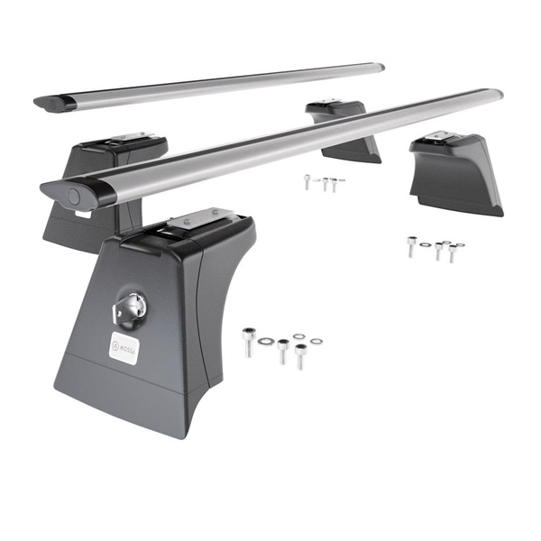 Aluminium-Dachträger für Toyota RAV4 V (2019-....) - silbern Dachträger Dachgepäckträger - integrierte Relinge