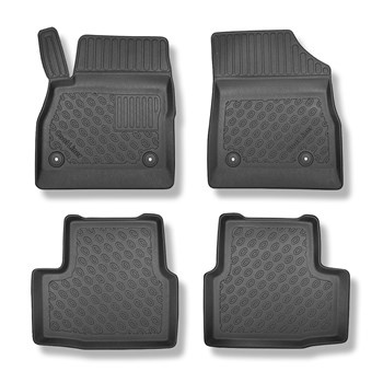 TPE Fußmatten Auto für Opel Astra K Sports Tourer (04.2016-....) - schwarz Autom