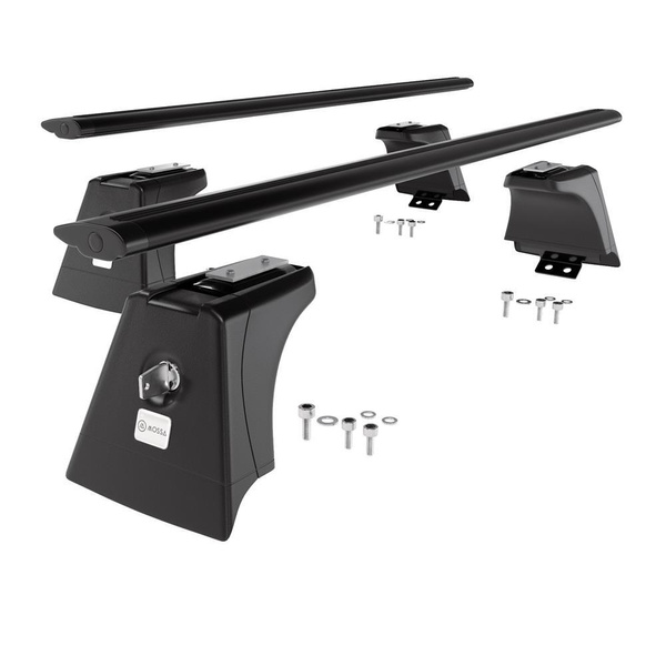 Aluminium-Dachträger für Toyota RAV4 V (2019-....) - schwarz Dachträger Dachgepäckträger - integrierte Relinge
