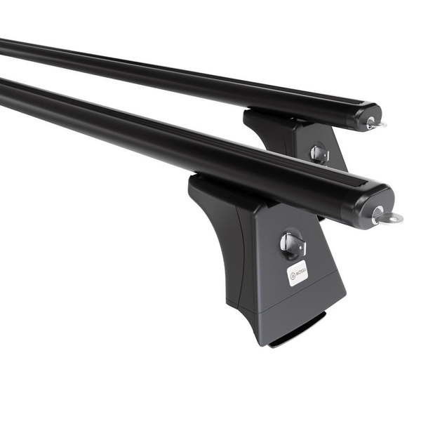 Aluminium-Dachträger für Toyota Avensis mk III (2009-2019) - schwarz Dachträger Dachgepäckträger - Montagepunkte