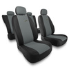 Universal Sitzbezüge Auto für Audi A4 B5, B6, B7, B8, B9 (1995-2024) - Autositzbezüge Schonbezüge für Autositze - X.R-G2