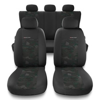 Universal Sitzbezüge Auto für Mazda 121 I, II, III (1987-2002) - Autositzbezüge Schonbezüge für Autositze - UNE-GR