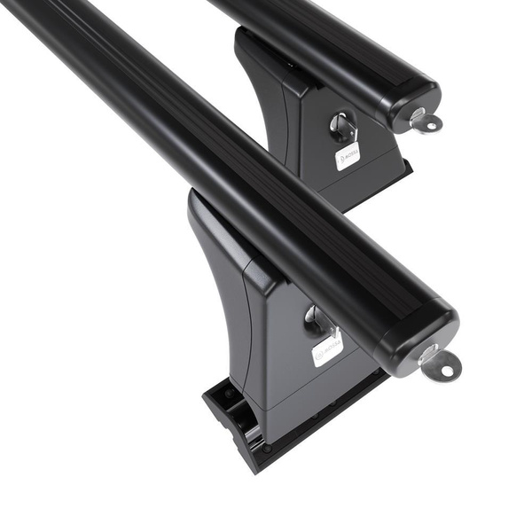 Aluminium-Dachträger für BMW 3er G20 (2019-....) - schwarz Dachträger Dachgepäckträger - Montagepunkte