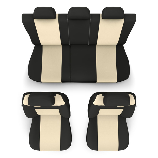 Universal Sitzbezüge Auto für Alfa Romeo 156 I, II (1997-2007) - Autositzbezüge Schonbezüge für Autositze - RSL-BE