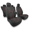 Universal Sitzbezüge Auto für Mazda 121 I, II, III (1987-2002) - Autositzbezüge Schonbezüge für Autositze - UNE-RD
