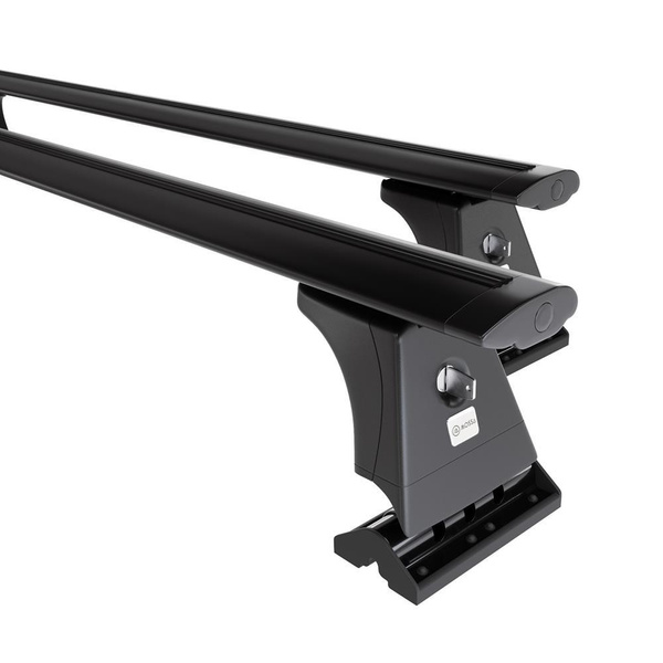 Aluminium-Dachträger für Hyundai i30 I (2007-2011) - schwarz Dachträger Dachgepäckträger - Montagepunkte