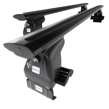 Aluminium-Dachträger für Alfa Romeo 147 (2001-2010) - schwarz Dachträger Dachgep