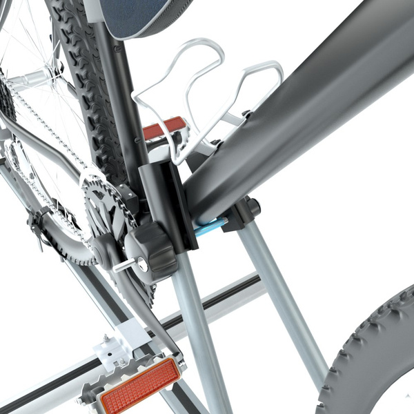 Dachfahrradträger, Dachfahrradhalter mit Schlüssel und Alubalken - 4xM-08