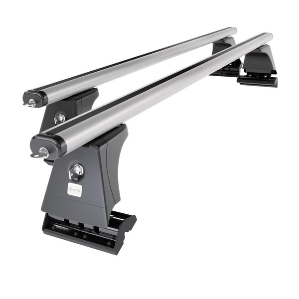 Aluminium-Dachträger für BMW 5er F10 (2010-2017) - silbern Dachträger Dachgepäckträger - Montagepunkte