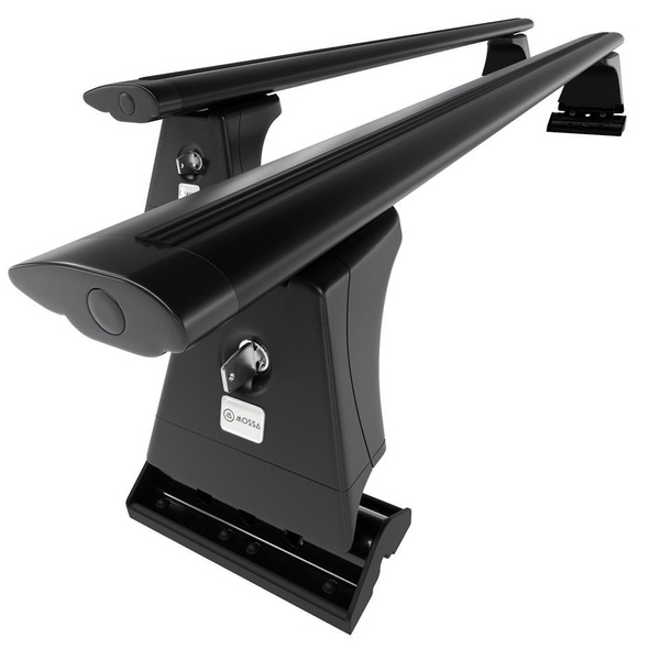 Aluminium-Dachträger für Peugeot 3008 (2009-2016) - schwarz Dachträger Dachgepäckträger - Montagepunkte