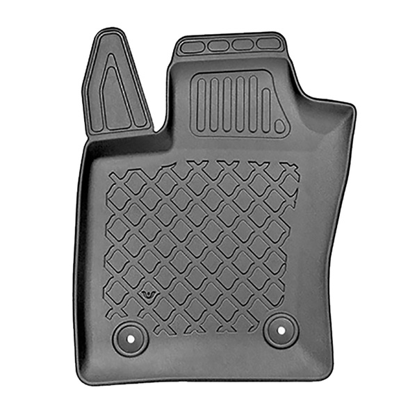 TPE Fußmatten Auto für Jeep Compass II MP 4xe Plug-in Hybrid SUV (07.2020-....) - schwarz Automatten Autoteppiche