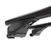 Aluminium-Dachträger für Audi A4 B7, B8 (2008-2015) - schwarz Dachträger Dachgepäckträger - integrierte Relinge