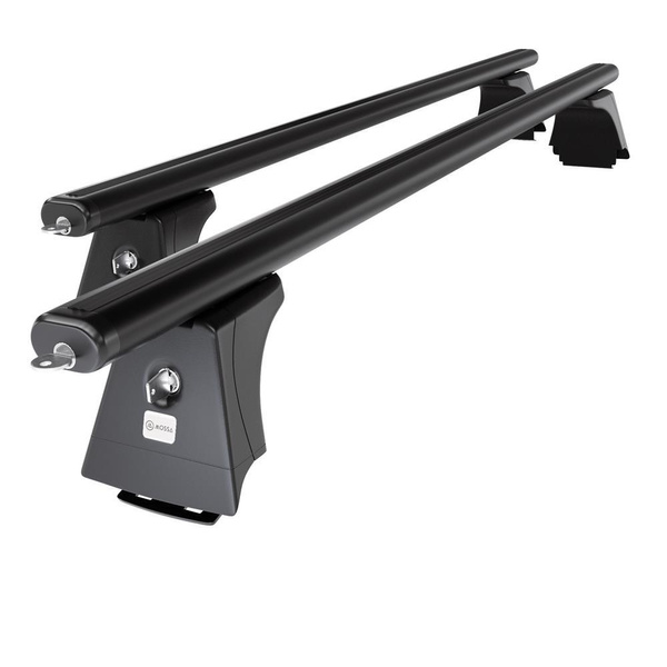 Aluminium-Dachträger für Toyota Avensis mk III (2009-2019) - schwarz Dachträger Dachgepäckträger - Montagepunkte