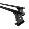Aluminium-Dachträger für Peugeot 207 (2006-2012) - schwarz Dachträger Dachgepäckträger - Montagepunkte