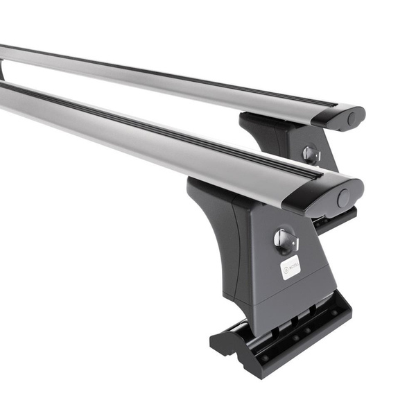 Aluminium-Dachträger für Volkswagen Multivan T6 (2015-2021) - silbern Dachträger Dachgepäckträger - Montagepunkte