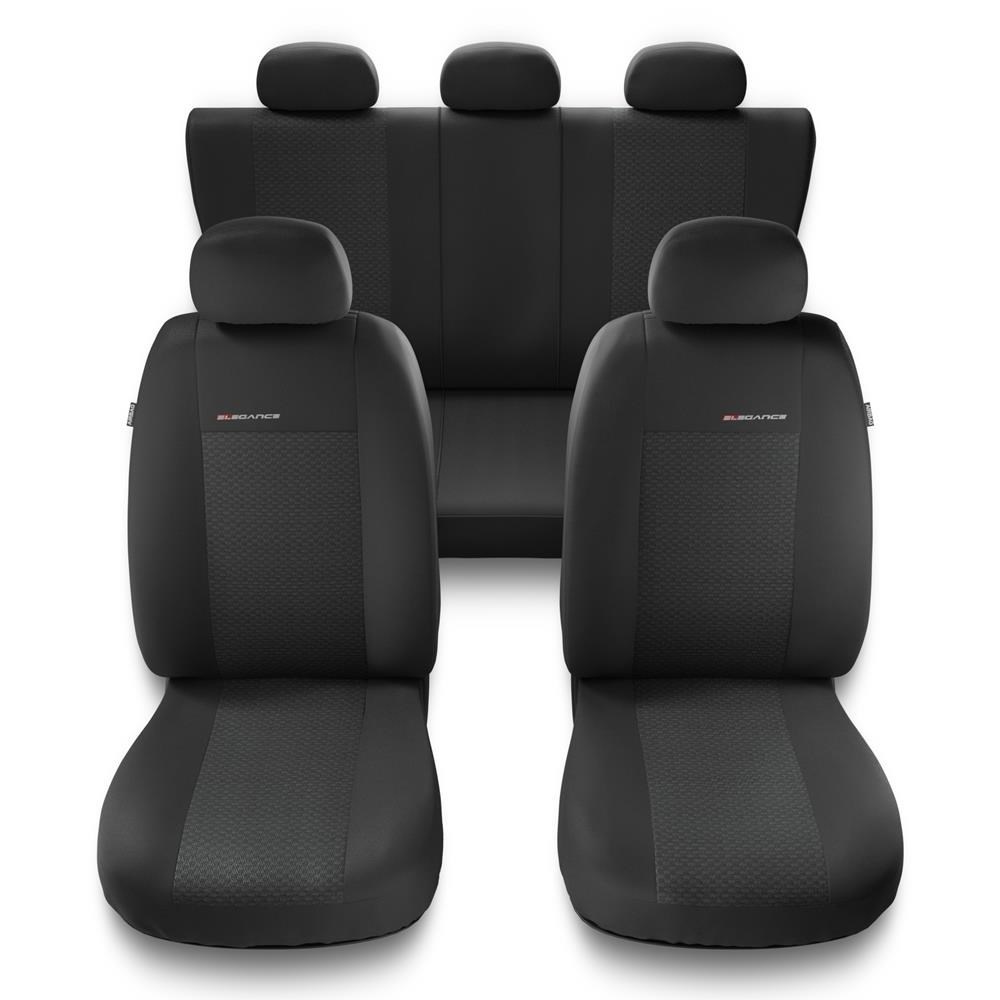 Universal Sitzbezüge Auto für Lexus LS I, II, III, IV, V (1989-2019) -  Autositzbezüge Schonbezüge für Autositze - UNE-3 Muster 3 (grau)
