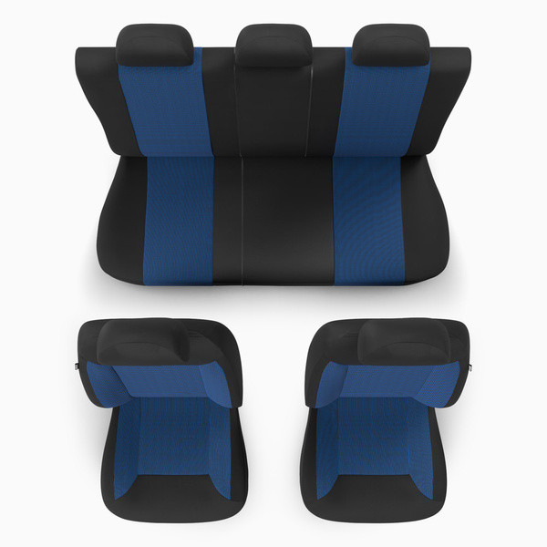 Universal Sitzbezüge Auto für Alfa Romeo 145 (1994-2000) - Autositzbezüge Schonbezüge für Autositze - RYL-BL
