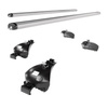 Aluminium-Dachträger für Audi A4 B7, B8 (2009-2015) - silbern Dachträger Dachgepäckträger - Reling
