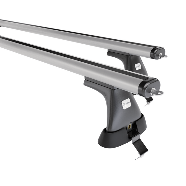 Aluminium-Dachträger für Ford Mondeo mk V (2014-2022) - silbern Dachträger Dachgepäckträger - ohne Montagelemente