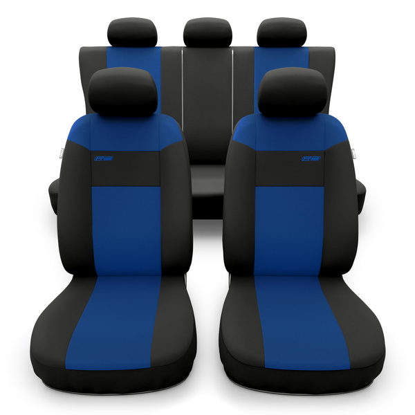 Universal Sitzbezüge Auto für Audi A6 C4, C5, C6, C7, C8 (1994-....) - Autositzbezüge Schonbezüge für Autositze - RSL-BL