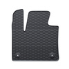 Gummifußmatten Auto für Peugeot 3008 II SUV (2016-2024) - Gummimatten Gummi Fußmatten - schwarz - 4 Stk.