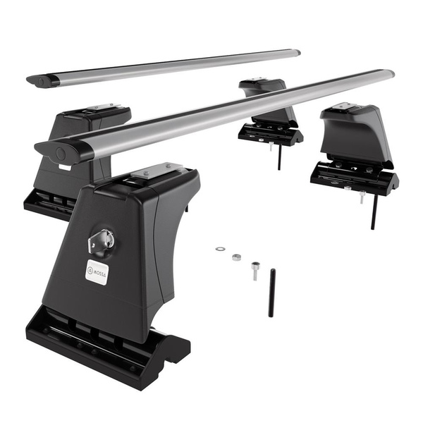 Aluminium-Dachträger für Citroen C6 (2005-2012) - silbern Dachträger Dachgepäckträger - Montagepunkte