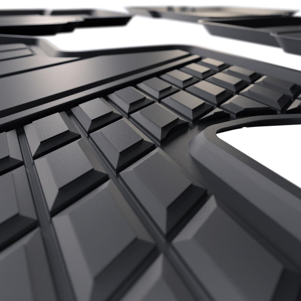 TPE Fußmatten Auto für Hyundai Tucson III HEV Hybrid SUV (2020-....) - schwarz Automatten Autoteppiche