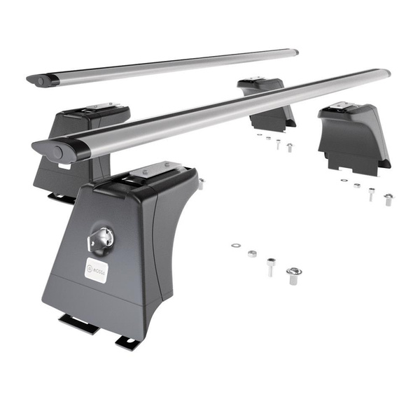 Aluminium-Dachträger für Toyota Avensis mk III (2009-2019) - silbern Dachträger Dachgepäckträger - Montagepunkte