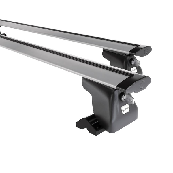 Aluminium-Dachträger für Opel Vivaro A (2007-2014) - silbern Dachträger Dachgepäckträger - Montagepunkte