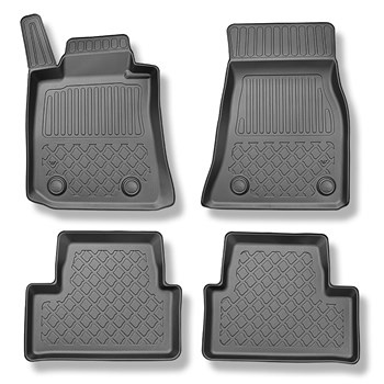 TPE Fußmatten Auto für BMW i4 G26 Gran Coupé (11.2021-....) - schwarz Automatten