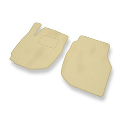 Fußmatten Auto für Mazda MPV II MPV (1999-2006) - Premium Velours beige Automatten Autoteppiche