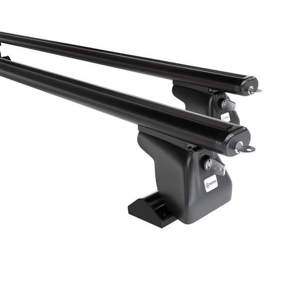 Aluminium-Dachträger für Dodge Caravan (2001-2007) - schwarz Dachträger Dachgepäckträger - T-profil